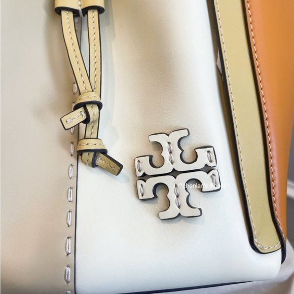 🔥NeW! $598 Tory Burch Color Block Satchel - Picture 8 of 15